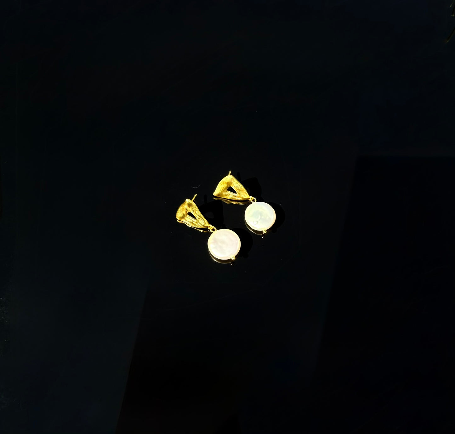 S925 Sterling Baroque Pearl Earrings