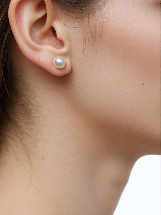 S925 Sterling Freshwater Pearl Elegance Earrings