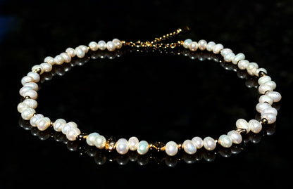 S925 Sterling Elegant Freshwater Pearl Necklace