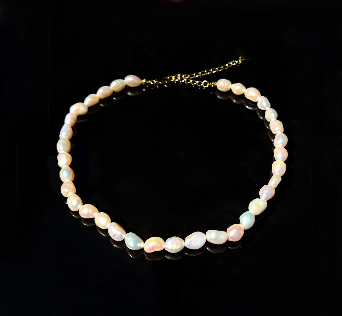 S925 Sterling Baroque Pearl Necklace