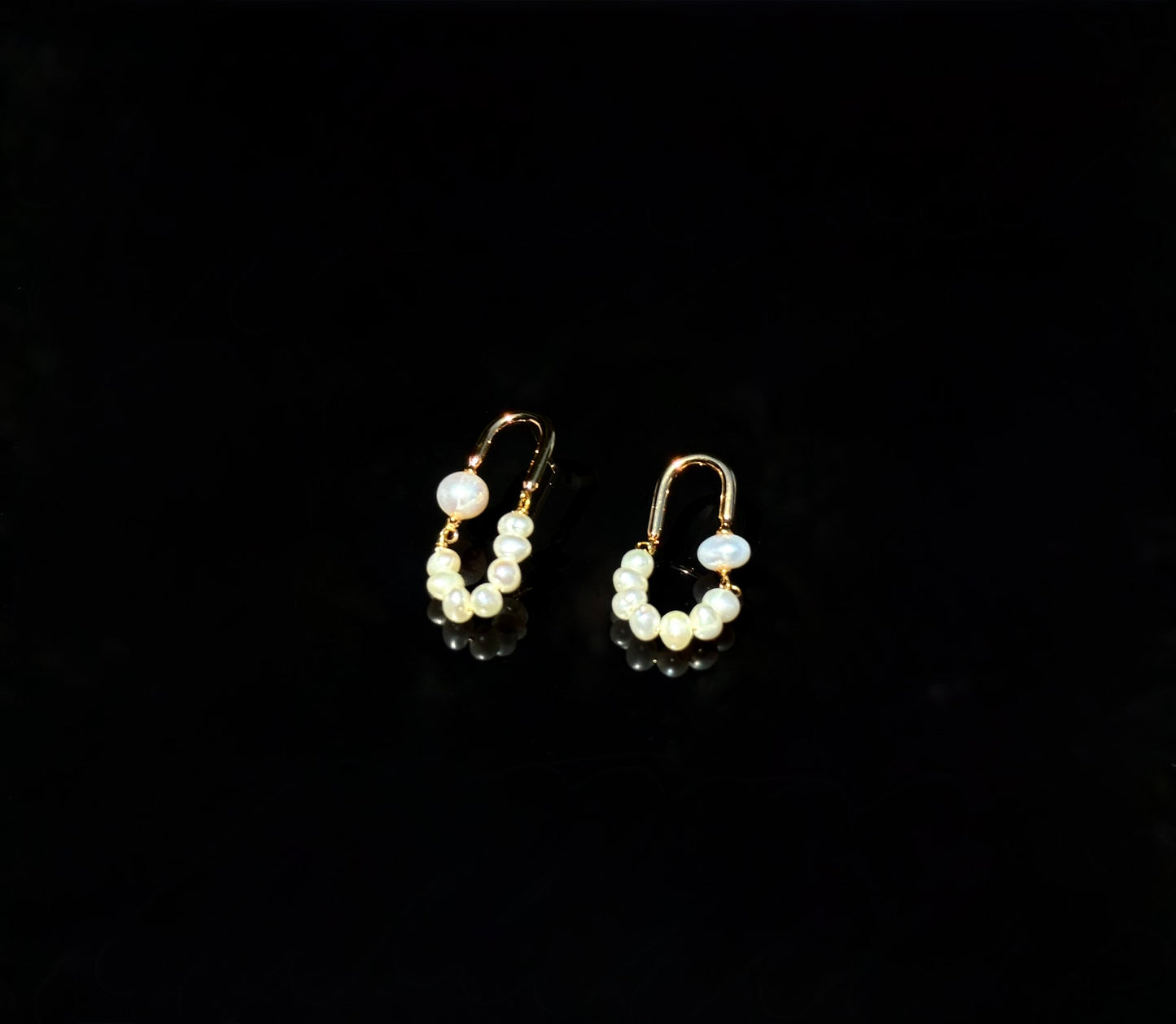 S925 Sterling Freshwater Pearl Hook Earrings