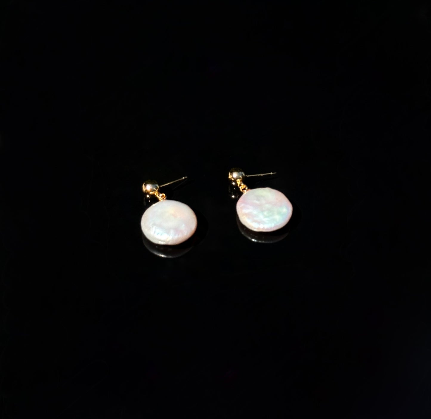 S925 Sterling Baroque Pearl Earrings