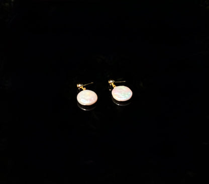 S925 Sterling Baroque Pearl Earrings