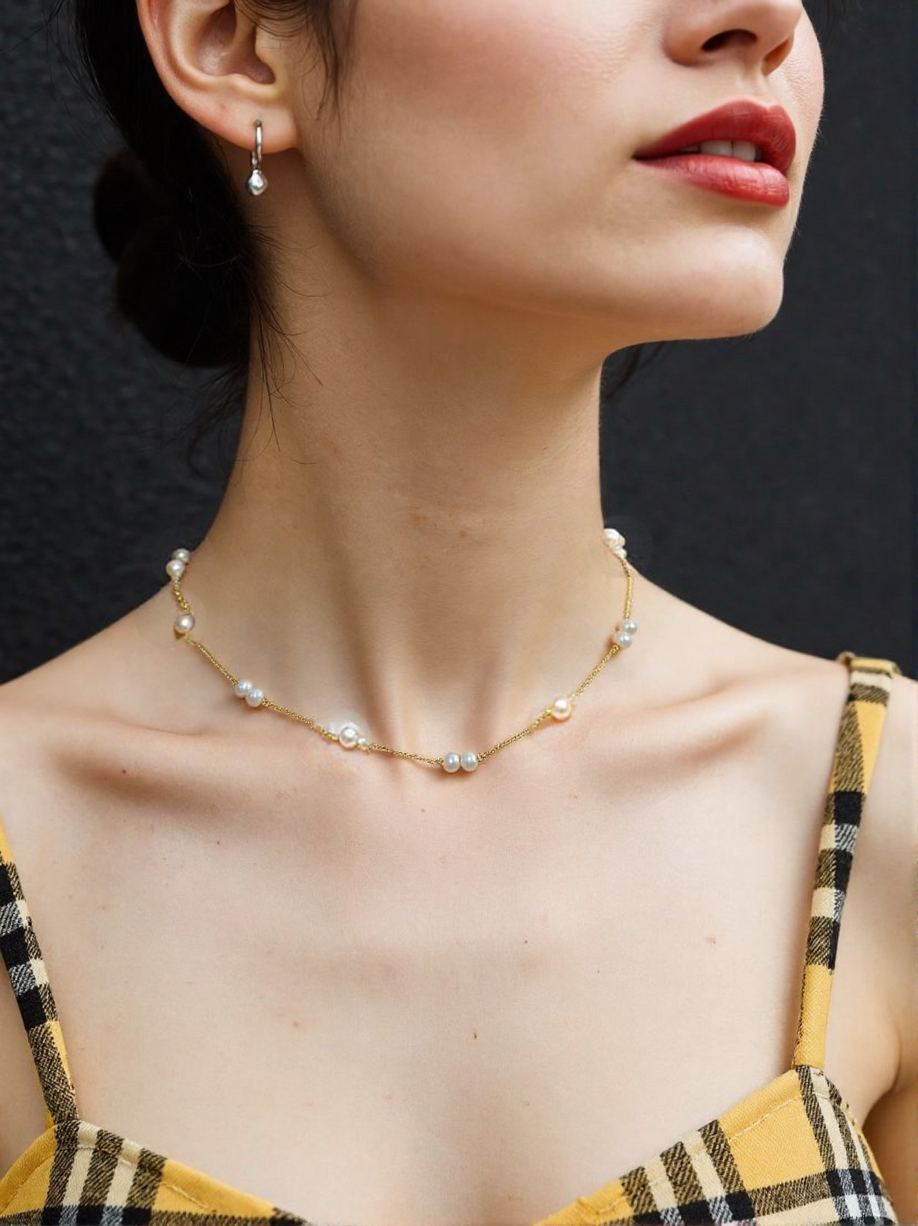 S925 Sterling Freshwater Pearl Necklace