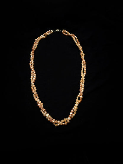 Freshwater Pearl Necklace - Double Strand Sophistication