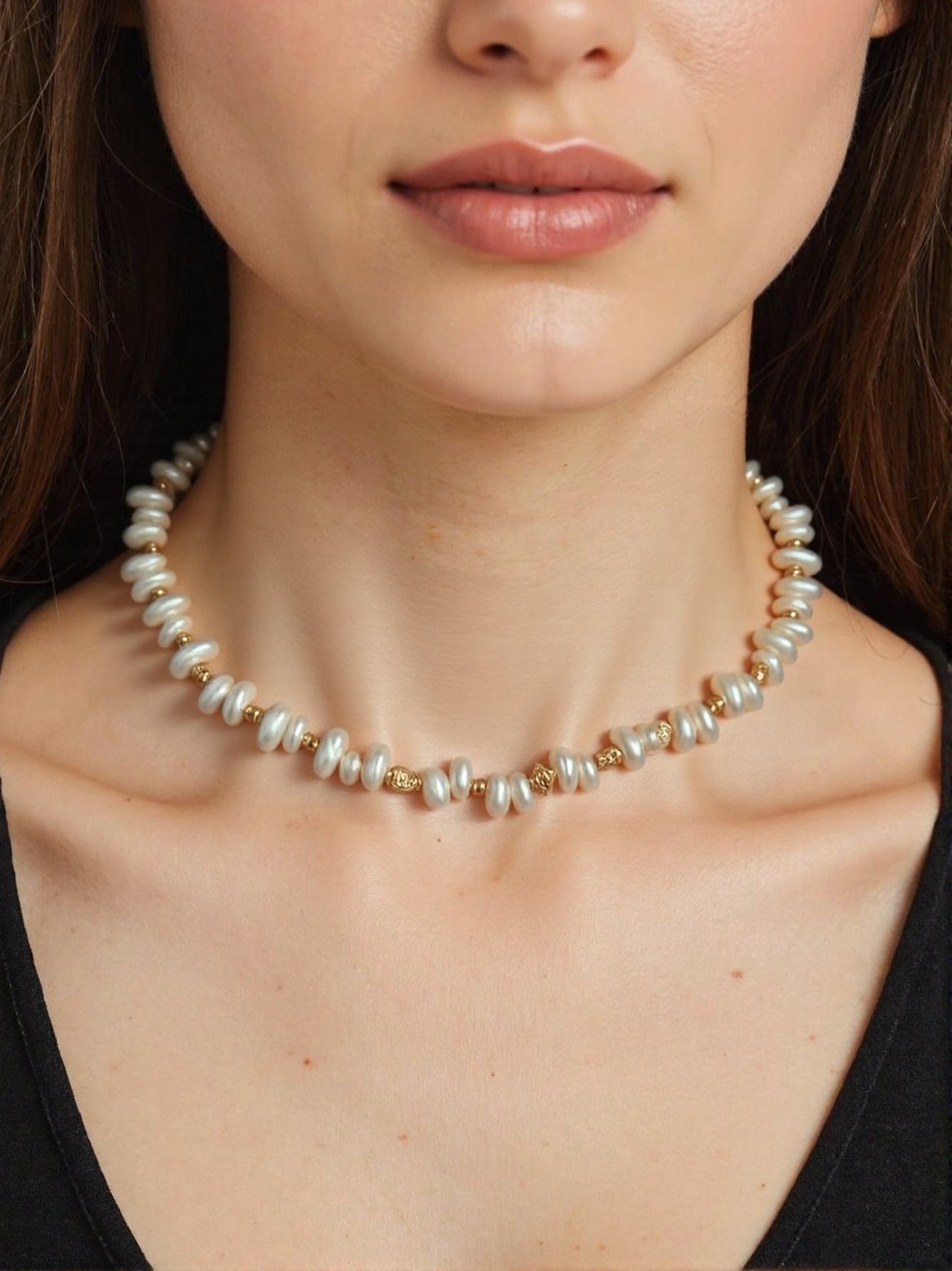 S925 Sterling Elegant Freshwater Pearl Necklace
