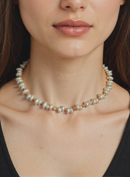 S925 Sterling Elegant Freshwater Pearl Necklace